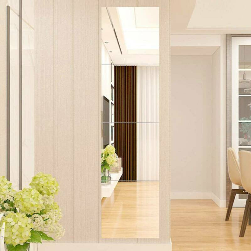 Transform Walls Instantly with Reflective Mirror Tiles