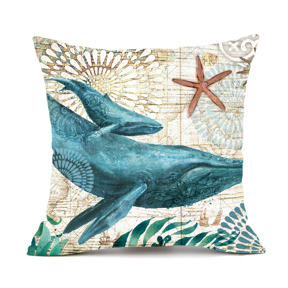 Sea Turtle Cushion Covers – Cozy Coastal Home Vibes