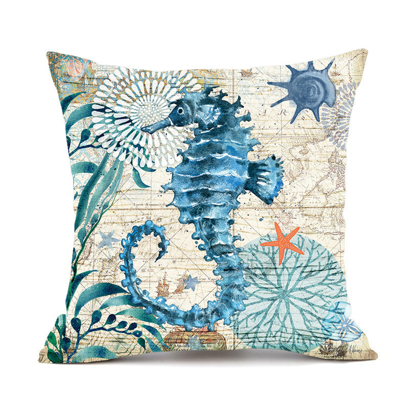 Sea Turtle Cushion Covers – Cozy Coastal Home Vibes
