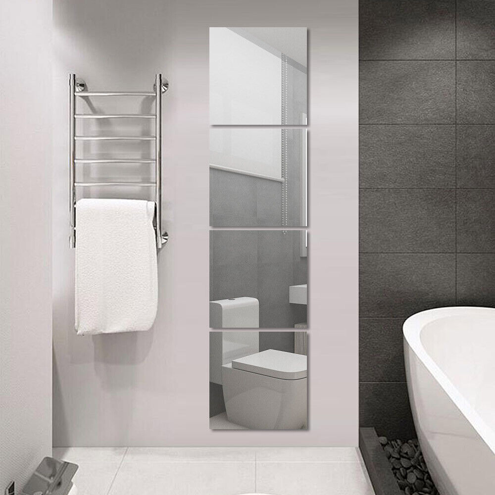 Transform Walls Instantly with Reflective Mirror Tiles