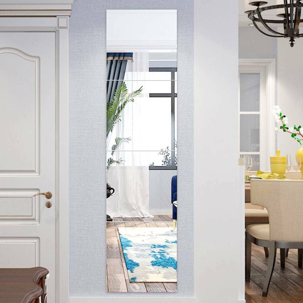 Transform Walls Instantly with Reflective Mirror Tiles