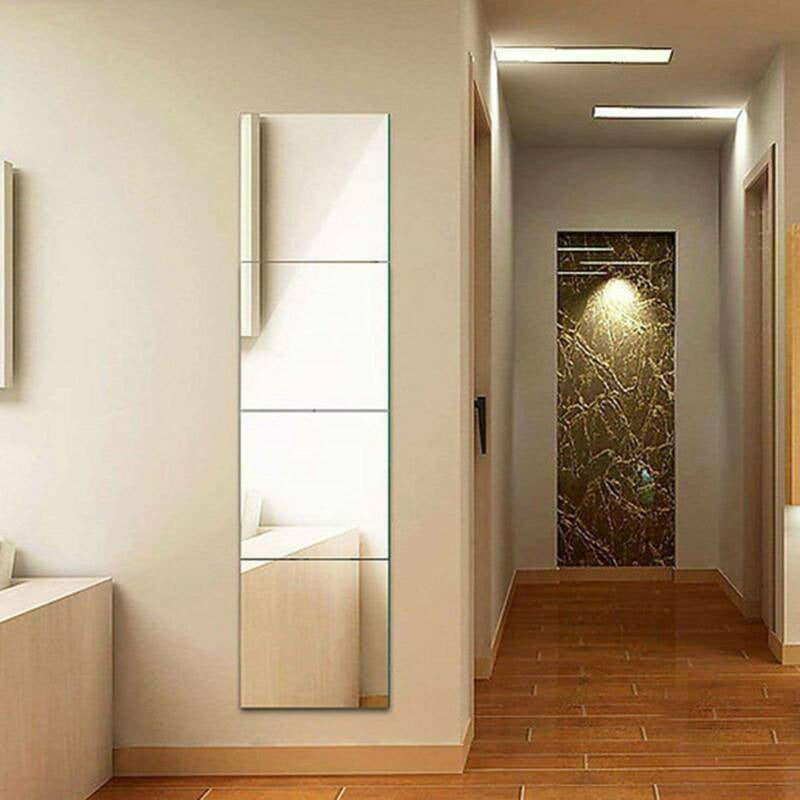 Transform Walls Instantly with Reflective Mirror Tiles